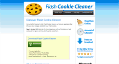 Desktop Screenshot of flashcookiecleaner.com
